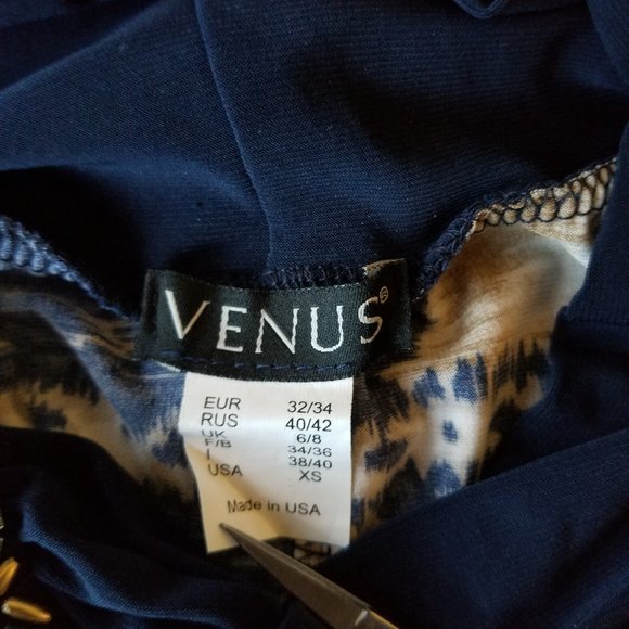 Venus NWOT Dark Blue and Multi Colored Embellished Maxi Skirt - Picture 2 of 10